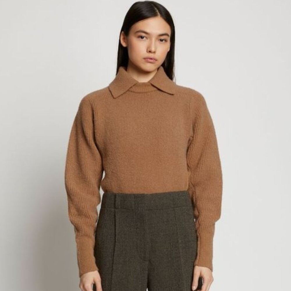Proenza Schouler Wool And Cashmere Collared Sweater